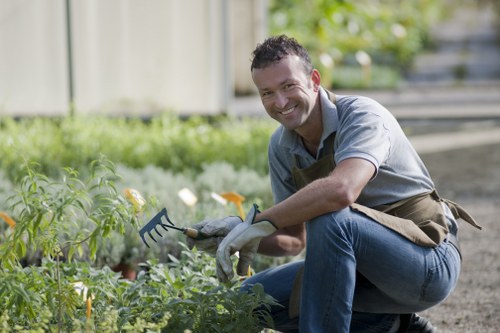 Local garden waste transfer station handling recyclable materials
